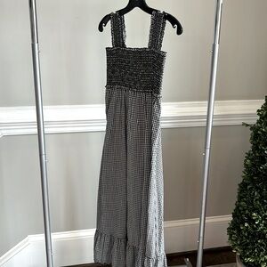 Black & white maxi sundress